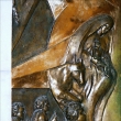 Detail lev poloviny dve, ktermi se vychz z chrmu do ambitu sousednho kostela svat Kateiny